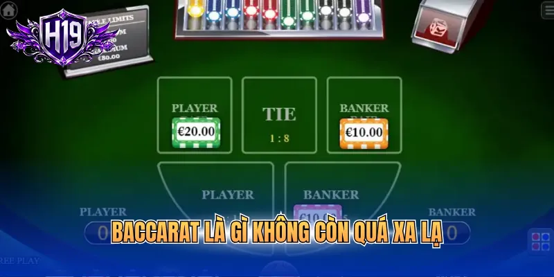 Baccarat là gì không còn quá xa lạ 